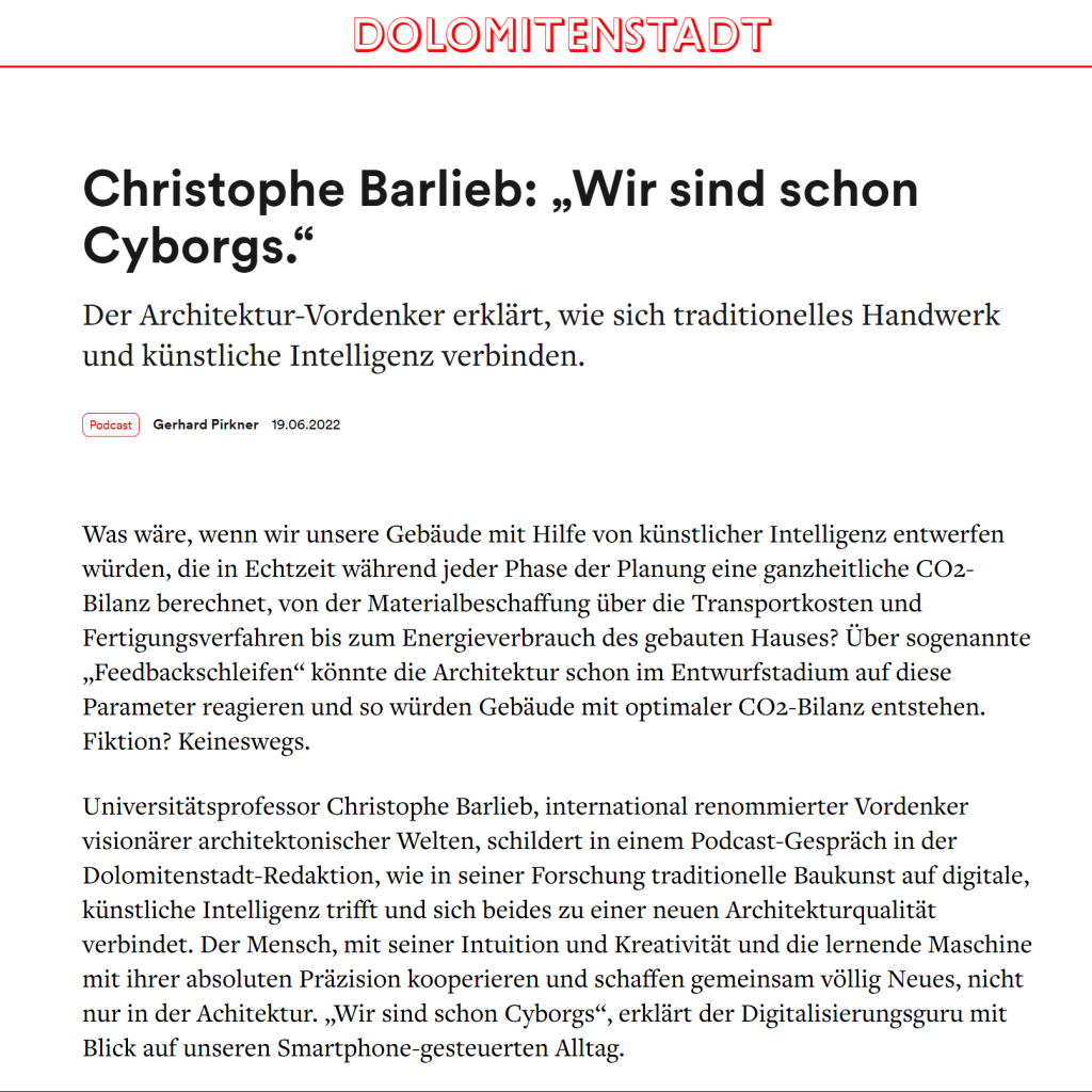 „Wir sind schon Cyborgs.“